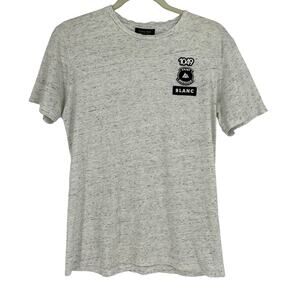 Zara Man Casual T-Shirt Heathered Gray Small Short Sleeves